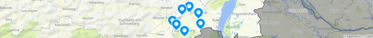 Map view for Pharmacies emergency services nearby Neufeld an der Leitha (Eisenstadt-Umgebung, Burgenland)